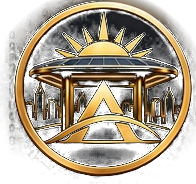 Project Atmos gold solar city emblem